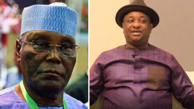 foto of Atiku Abubakar and Festus Keyamo