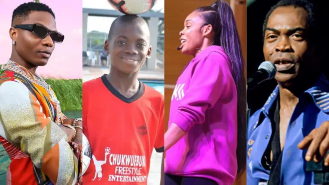 Wizkid, Nonso, Keffy na Fela