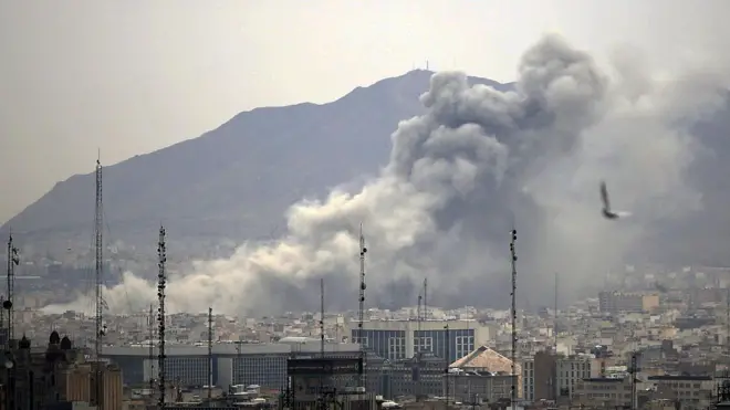 তেহরানে যুক্তরাষ্ট্র ও ইসরায়েলের হামলা