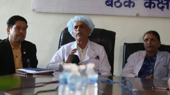 गणेश नेपालीको मृत्युबारे जानकारी गराउँदै चिकित्सक