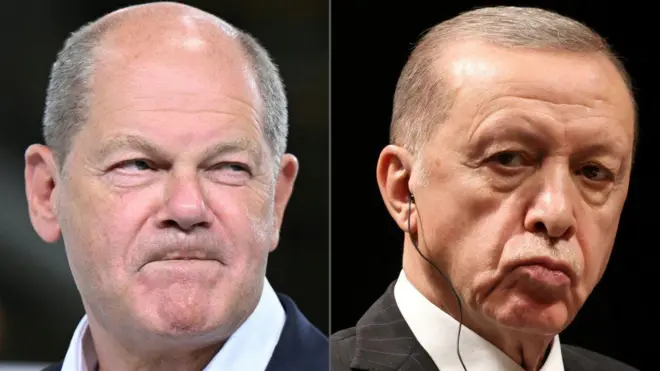 Scholz ve Erdogan 