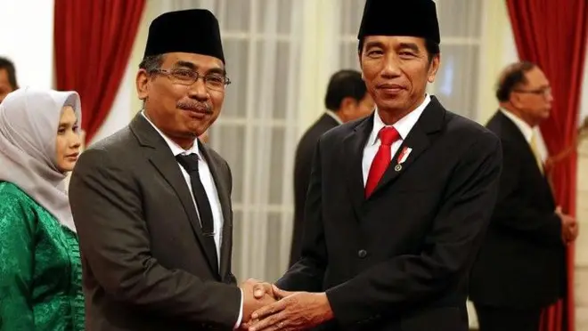 Yahya Cholil Staquf, NU, Jokowi