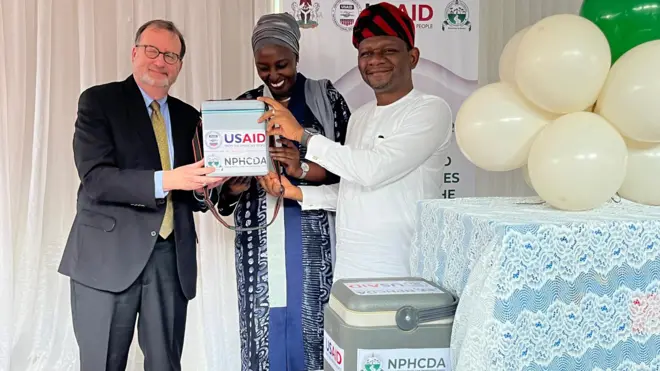 Aworan ọkunrin ilẹ Amerika to jọwọ abẹrẹ mpox fun Naijiria