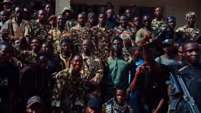 Dakarun Rundunar Operation Hadin Kai mai fada da mayakan Boko Haram 