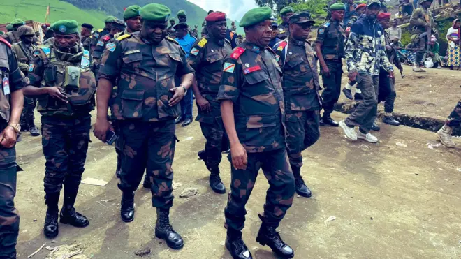 Général Major Peter Cirimwami ukuriye intara ya Kivu ya Ruguru imaze gutakaza ibice binini byayo byashwe na M23