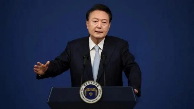 တောင်ကိုရီးယား သမ္မတ ယွန်ဆွတ်ယိုး