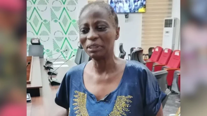 Arabinrin Rachael Aremu lẹyin itusilẹ rẹ