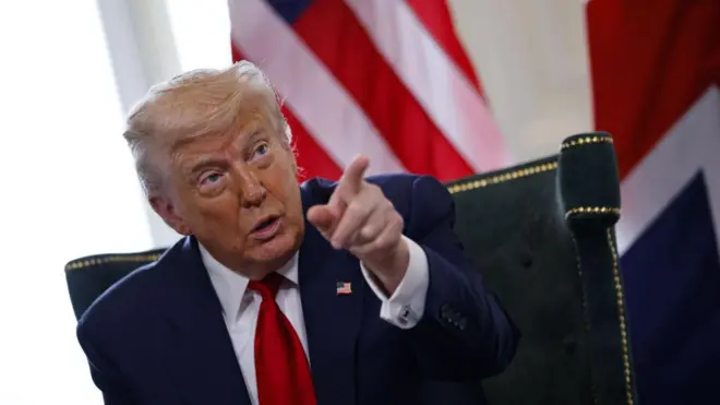 Дональд Трамп в Шотландии, 28 июля 2025 года
