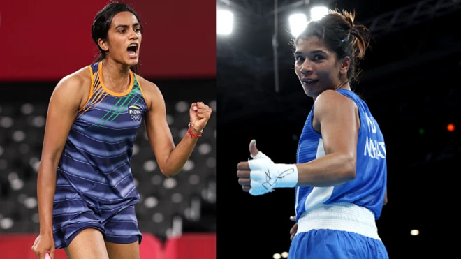 PV Singhu, Nikhat Zareen