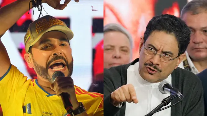 Abelardo de la Espriella e Iván Cepeda