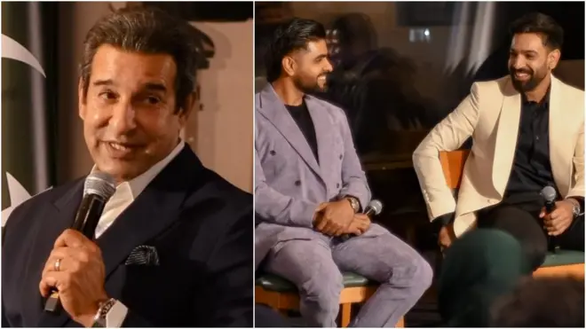 وسیم اکرم، بابر اعظم، حارث رؤف