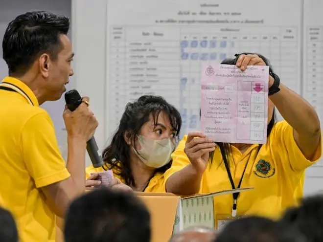 การนับคะแนนเลือก สว. ระดับประเทศ เป็นไปอย่างข้ามวัน