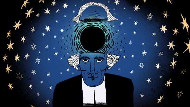 Dibujo de John Michell. Ilustración de Daniel Arce-López / BBC