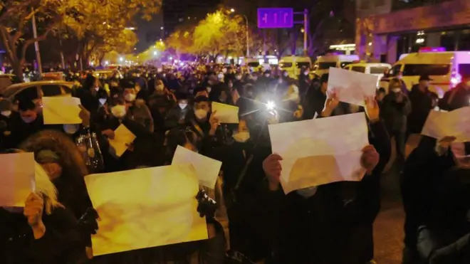 Şanghay'da bu hafta yapılan bir gösteri