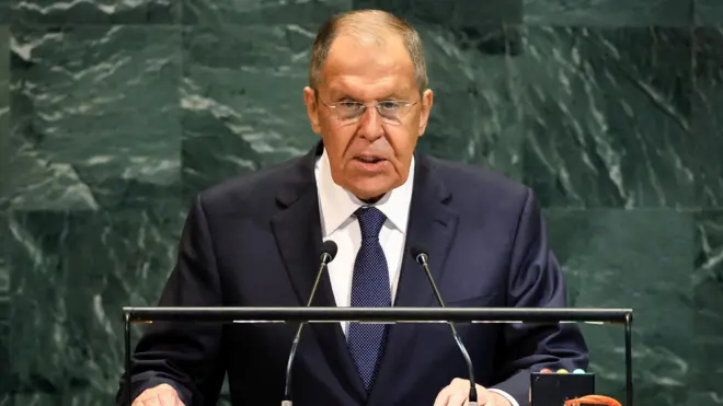 وزير الخارجية الروسي سيرغي لافروف.