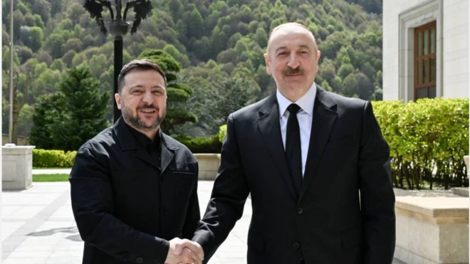 Əliyev və Zelenski