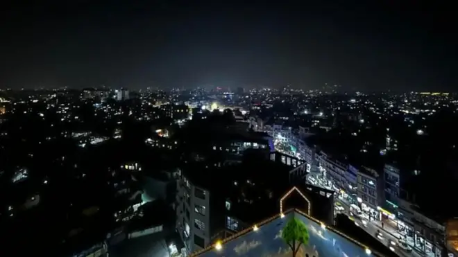 रातको समयमा काठमाण्डू
