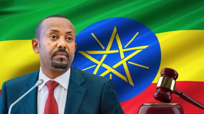 ጠቅላይ ሚኒስትር ዐቢይ አሕመድ፣ የኢትዮጵያ ሰንደቅ ዓላማ እና የፍትህ መዶሻ