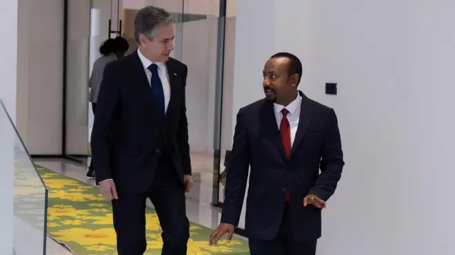 Ministirri Dhimma Alaa US MM Abiy Ahimad waliin marii gaggeessaniin haala Oromiyaa keessaarratti ''yaaddoo'' ibsuu isaanii himaniiru. Gama mootummaa wanti jedhame hin jiru. 