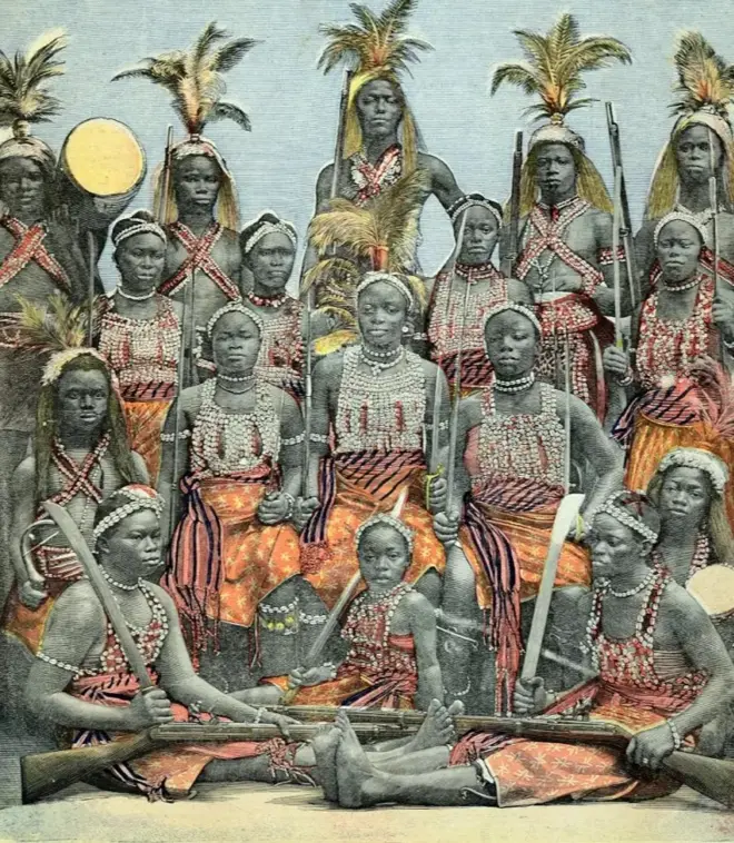 Les guerrières du Dahomey, 1897. 