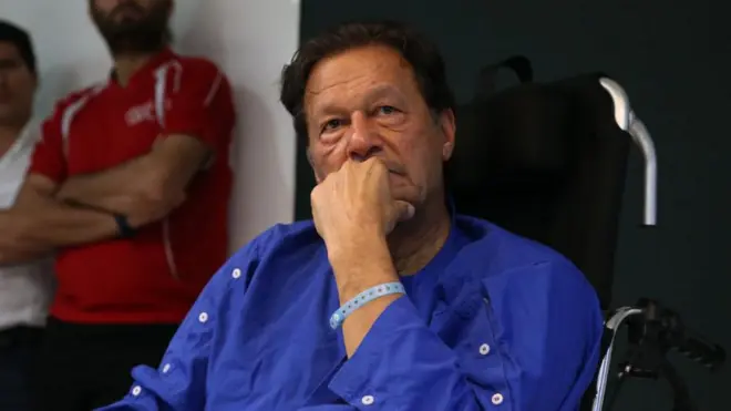  ইমরান খান, পাকিস্তানের সাবেক প্রধানমন্ত্রী।