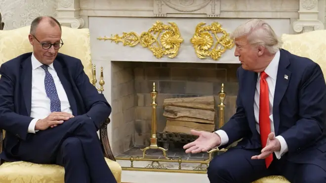 メルツ独首相とトランプ米大統領