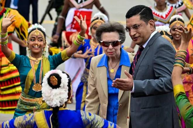 රාජකීය ඈන් කුමරිය අද (ජනවාරි 10) ශ්‍රී ලංකාවට පැමිණියා ය.