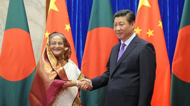 बांग्लादेश की प्रधानमंत्री शेख़ हसीना 