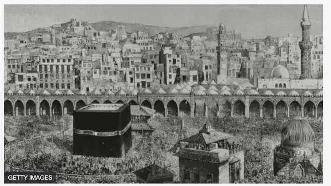 Aworan Kaaba lọdun gbọọrọ sẹyin