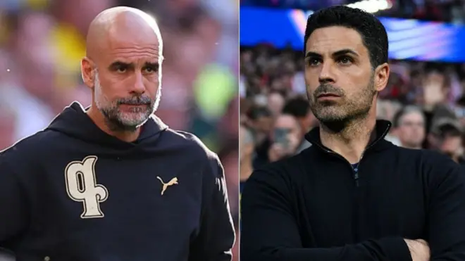 Pep Guardiola da Mikel Arteta