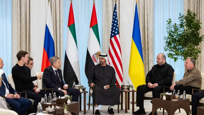 مذاکرات سه جانبه صلح میان اوکراین، روسیه و آمریکا، به مدت دو روز در ابوظبی برگزار شد