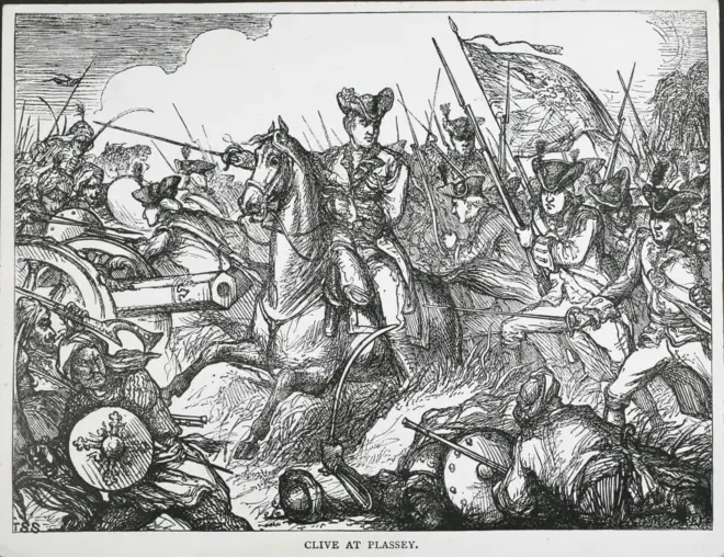 পলাশীর যুদ্ধের কথা পশ্চিমবঙ্গের নির্বাচনী প্রচারে উঠে আসছে - হাতে আঁকা ছবি