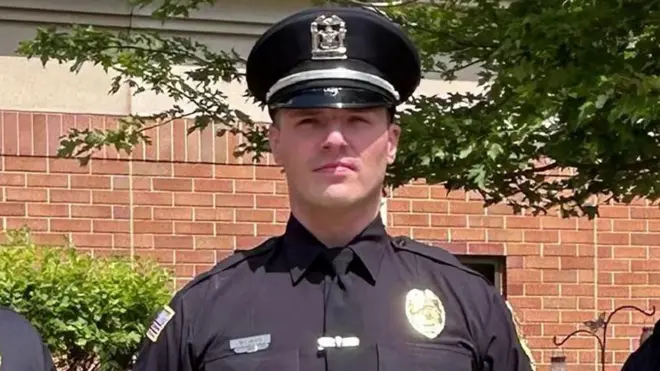 Radule Bojović u policijskoj uniformi