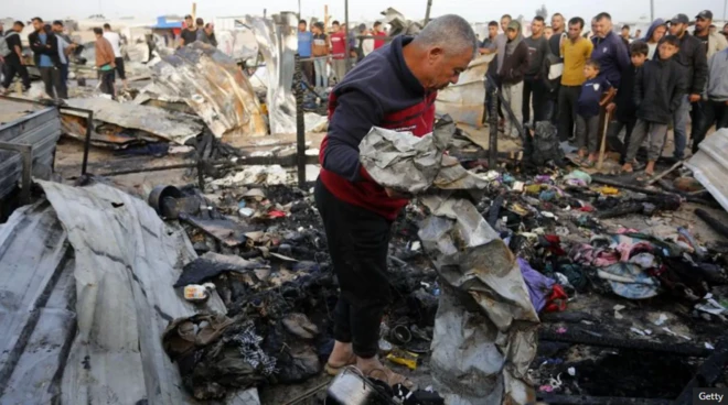 रफ़ाह में हवाई हमला