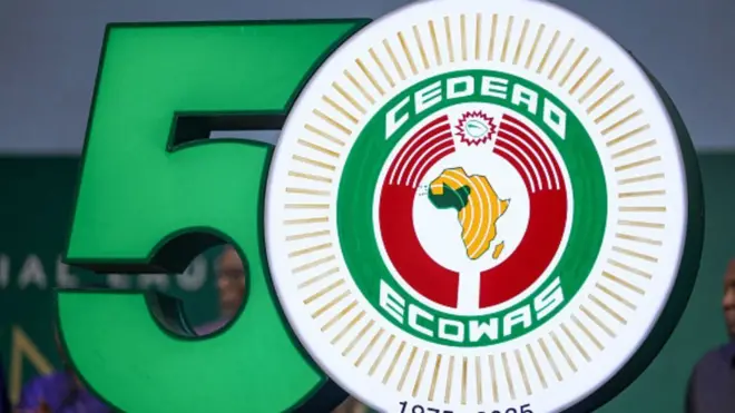 ECOWAS 50th anniversary logo