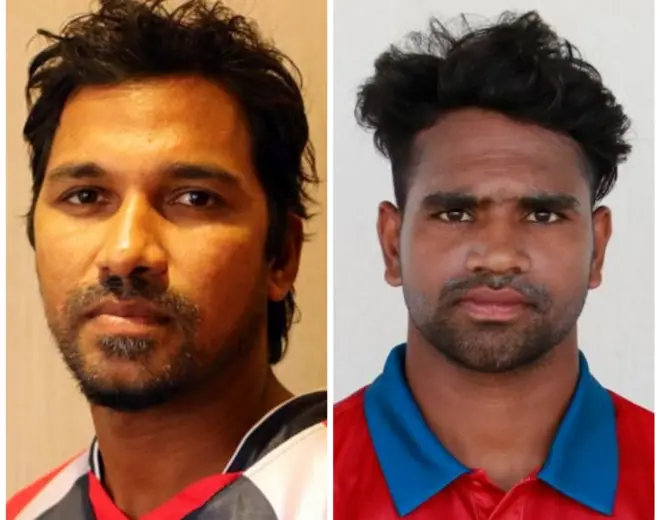 पूर्वराष्ट्रिय खेलाडी मेहबुब आलम र प्रतियोगिता खेलेका खेलाडी आदिल आलम