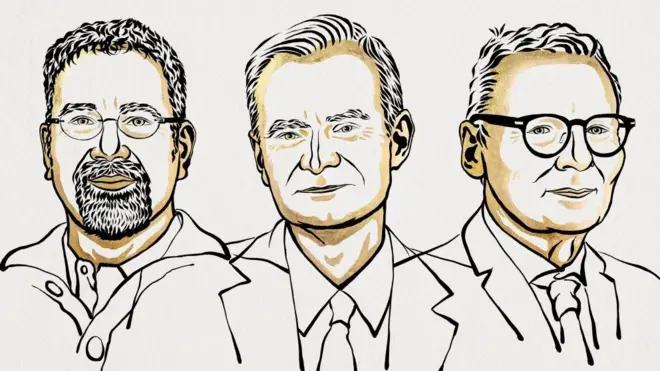 Ilustraçãocoritiba x santos apostaDaron Acemoglu, Simon Johnson e James Robinson, premiados com o Nobelcoritiba x santos apostaEconomia