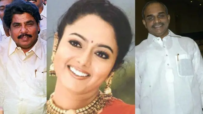 జీఎంసీ బాలయోగి, సినీ నటి సౌందర్య, వైెఎస్ రాజశేఖరరెడ్డి