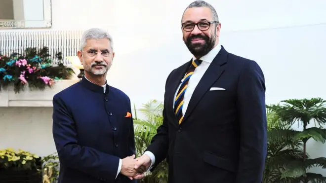 బ్రిటన్ విదేశాంగమంత్రితో ఎస్ జై శంకర్