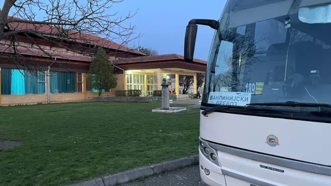 Ljig, škola Sava Kerković, autobusi