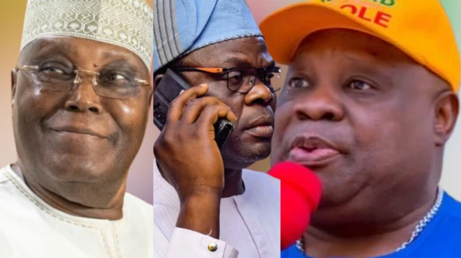 Atiku Abubakar, Oriyomi Hamzat ati Ademola Adeleke