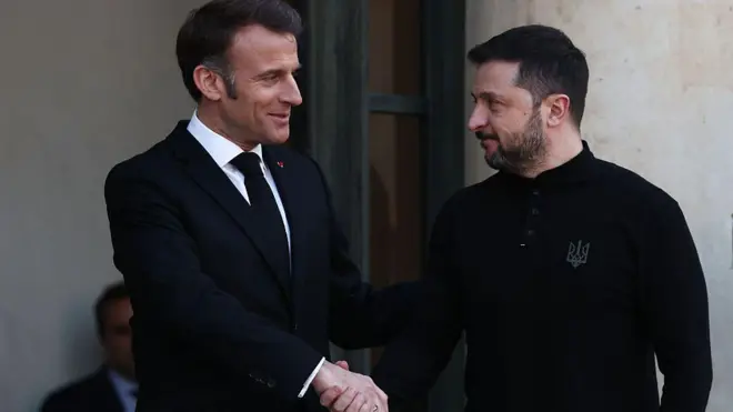 Макрон и Зеленский
