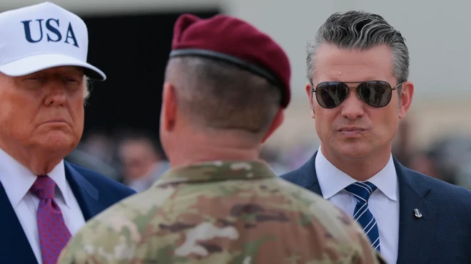 ፕሬዝዳንት ትራምፕ እና የመከላከያ ሚኒስትሩ ፒት ሄግሴት