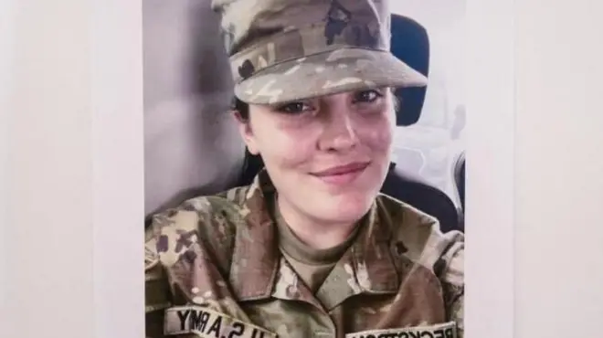 سارا بکستروم، عضو گارد ملی آمریکا که در اثر تیراندازی یک مظنون افغان کشته شد