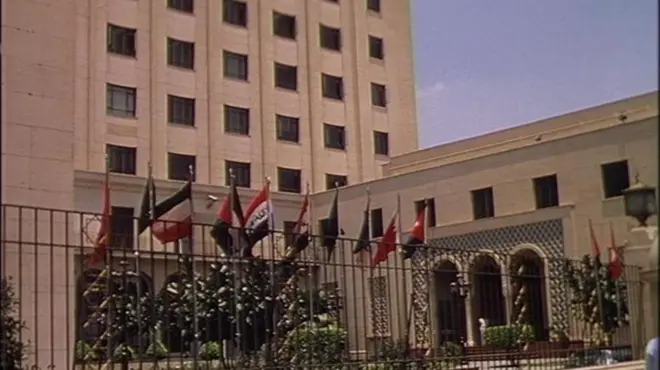 مقر جامعة الدول العربية في ميدان التحرير في القاهرة - يونيو/حزيران 1991