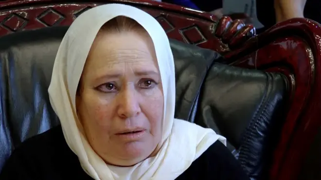 نازحة لبنانية