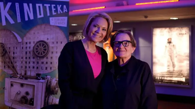 Kasia Madera rozmawia z Agnieszką Holland podczas spotkania na festiwalu Kinoteka w Londynie 