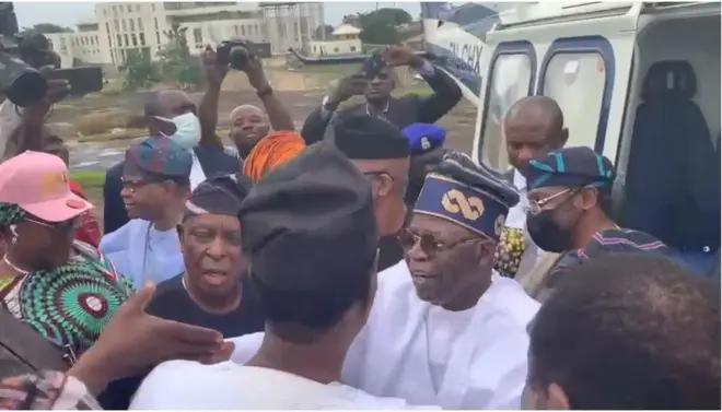 Tinubu gunlẹ si ilu Abẹokuta