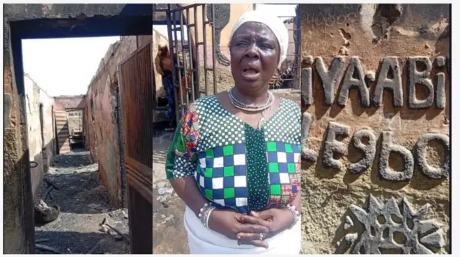 Toyin Asabi Olorisa ati ile rẹ ti wọn dana sun