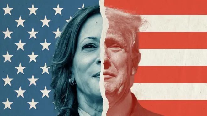 камала гарріс, трамп